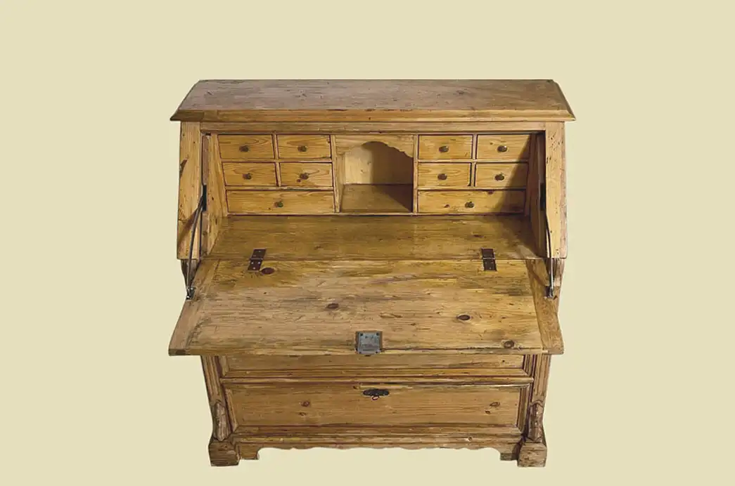 1840er Schreibtisch ANTIK Louis Philippe Biedermeier Klapp Sekretär von 1840 2