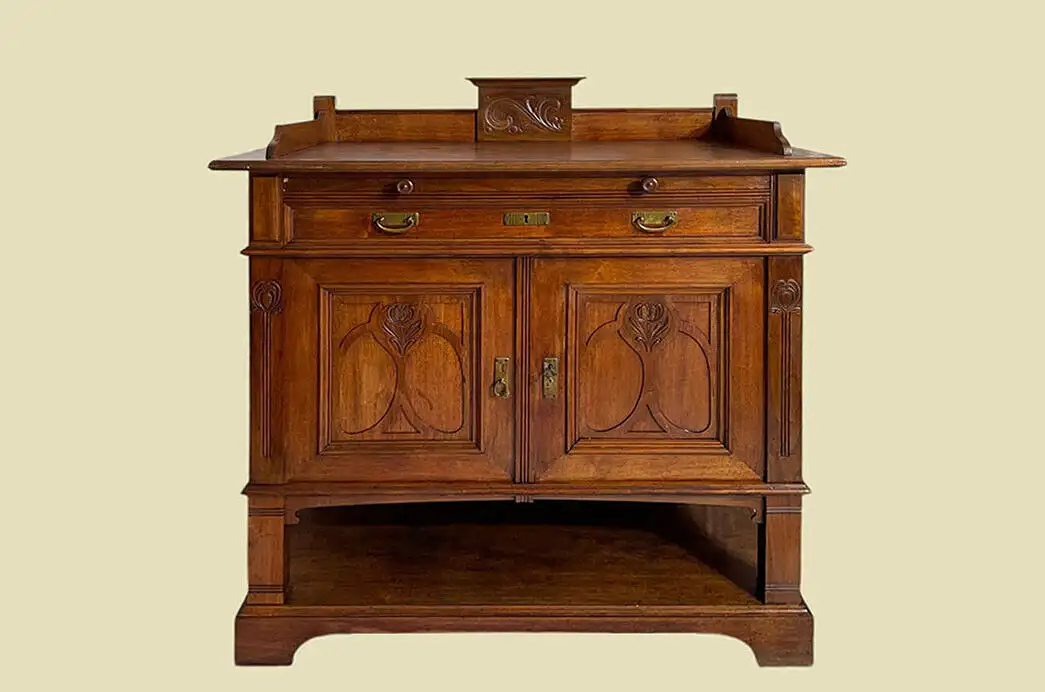 1920er Anrichte Buffet ANTIK Jugendstil Kommode Halbschrank Sideboard von 1920