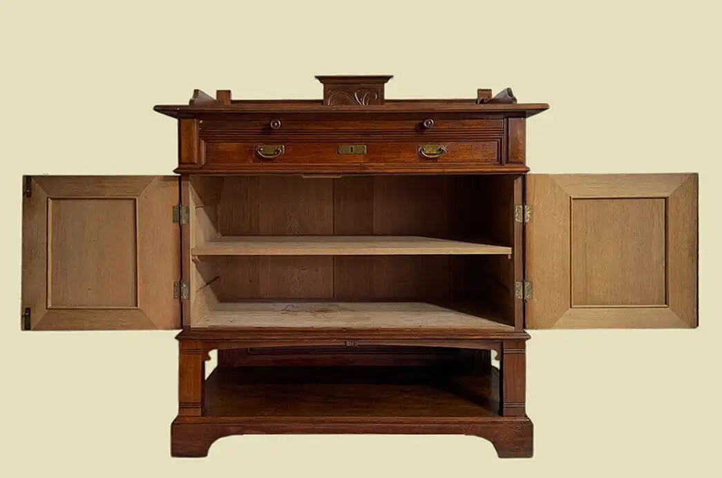 1920er Anrichte Buffet ANTIK Jugendstil Kommode Halbschrank Sideboard von 1920 4