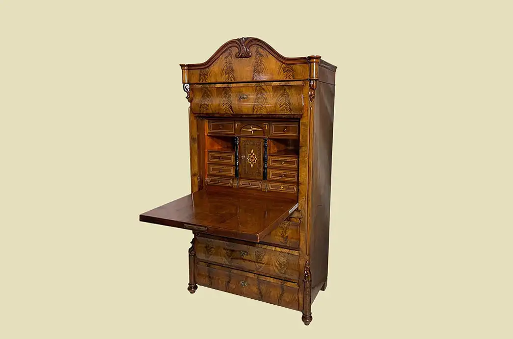 1840er Sekretär ANTIK Louis Philippe Mahagoni Schreibtisch von 1840 1