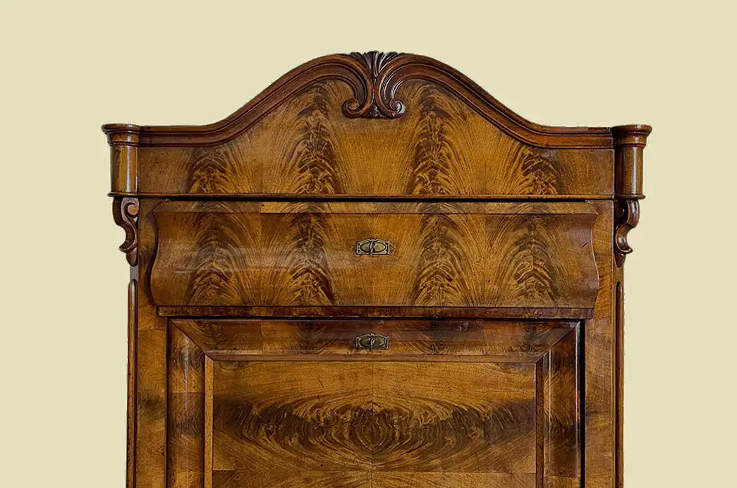 1840er Sekretär ANTIK Louis Philippe Mahagoni Schreibtisch von 1840 16