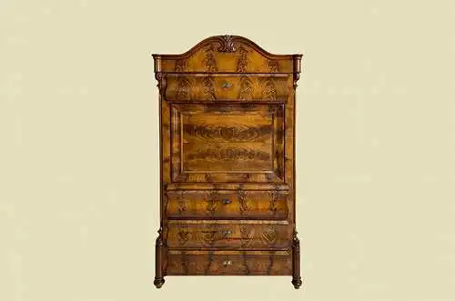 1840er Sekretär ANTIK Louis Philippe Mahagoni Schreibtisch von 1840