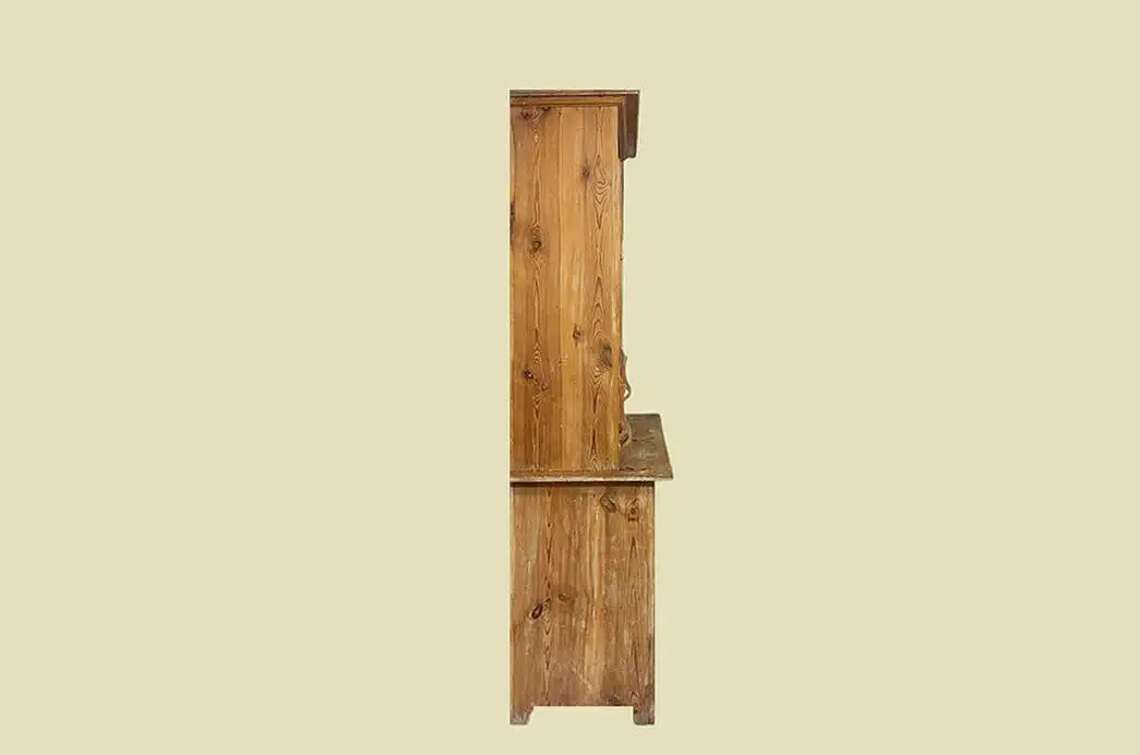 1920er Küchenbuffet ANTIK Jugendstil Weichholz Vitrine Kommode Schrank von 1920 16