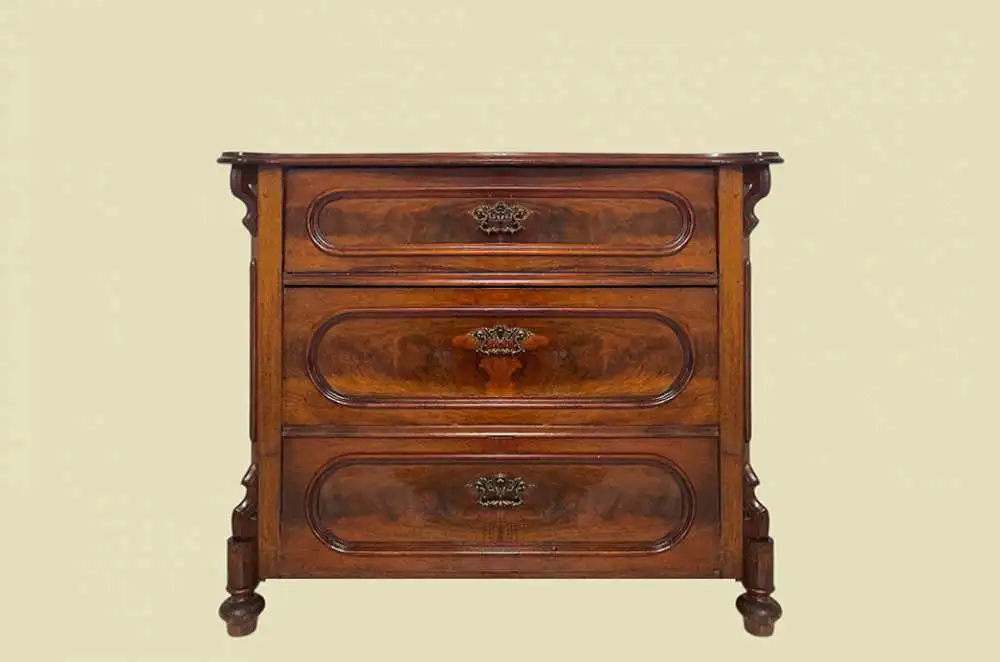 1840er Kommode ANTIK Louis Philippe Mahagoni Schrank Sideboard von 1840 0
