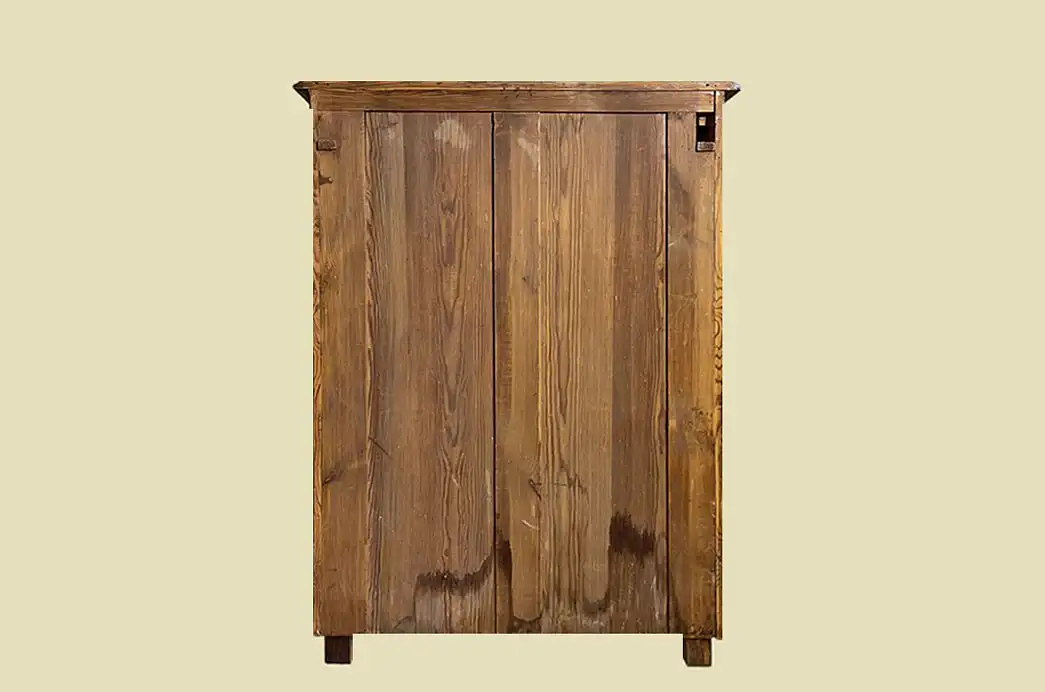 1880er Vertiko Gründerzeit ANTIK Nußbaum Kommode Schrank von 1880 18
