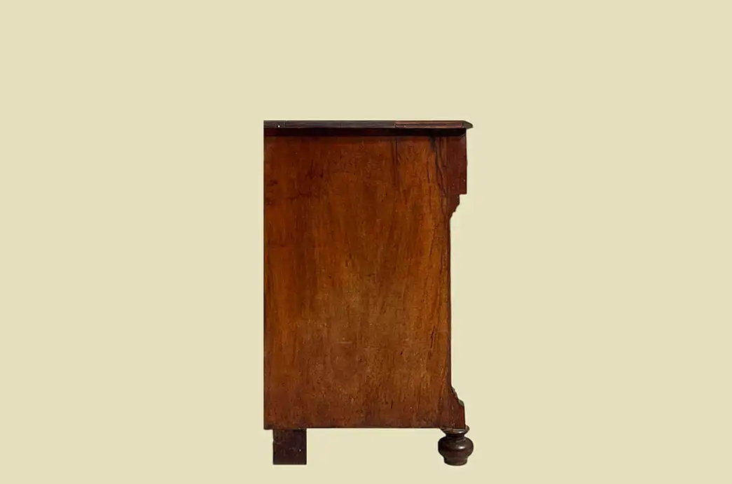 1880er Kommode ANTIK Gründerzeit Nußbaum Halbschrank Schrank von 1880 14