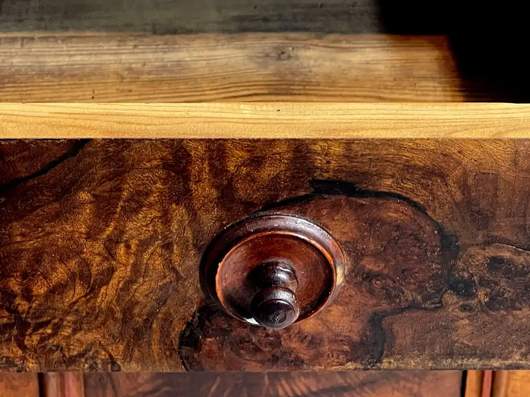 1880er Kommode ANTIK Gründerzeit Nußbaum Halbschrank Schrank von 1880 8