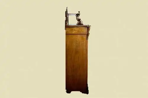 1840er Vertiko ANTIK Louis Philippe Nußbaum Schrank Kommode von 1840