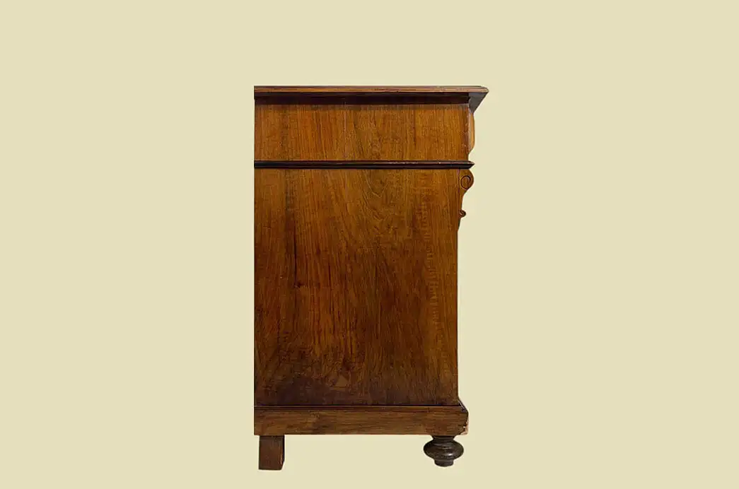 1880er Kommode ANTIK Gründerzeit Nußbaum Sideboard Schrank von 1880 17