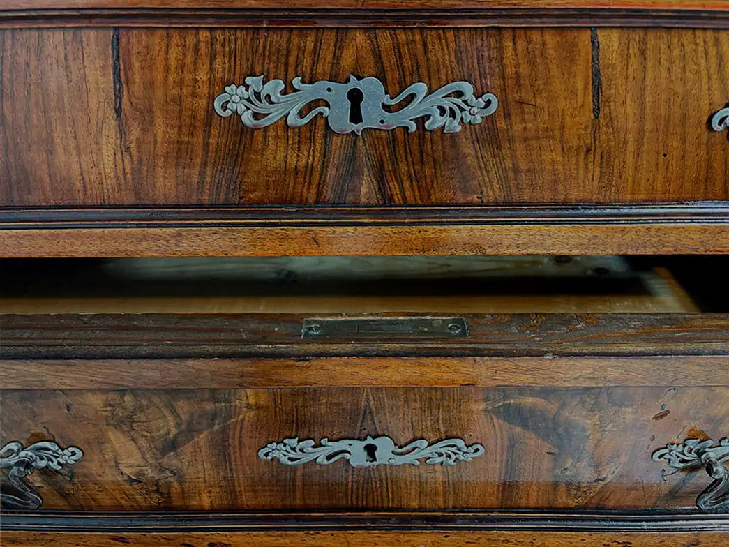 1880er Kommode ANTIK Gründerzeit Nußbaum Sideboard Schrank von 1880 6