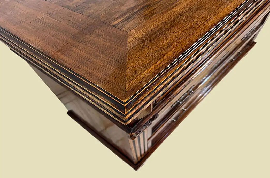 1880er Kommode ANTIK Gründerzeit Nußbaum Sideboard Schrank von 1880 8