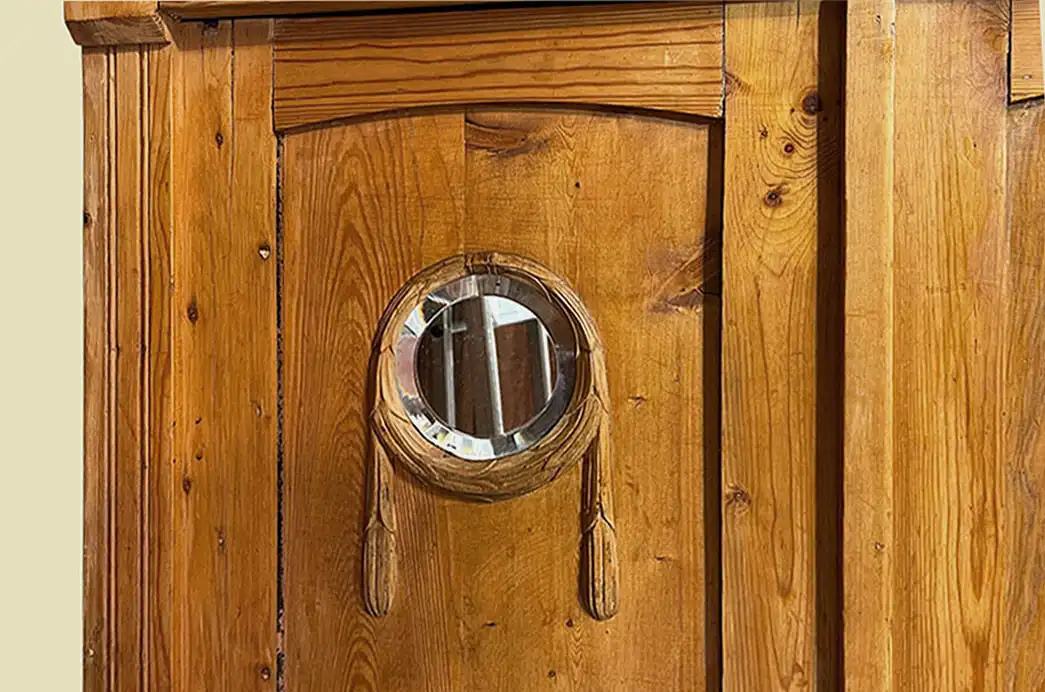 1920er Vertiko ANTIK Jugendstil Nußbaum Aufsatz Kommode Schrank von 1920 12