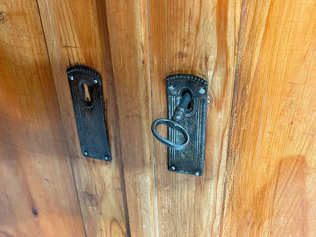 1920er Vertiko ANTIK Jugendstil Nußbaum Aufsatz Kommode Schrank von 1920 15