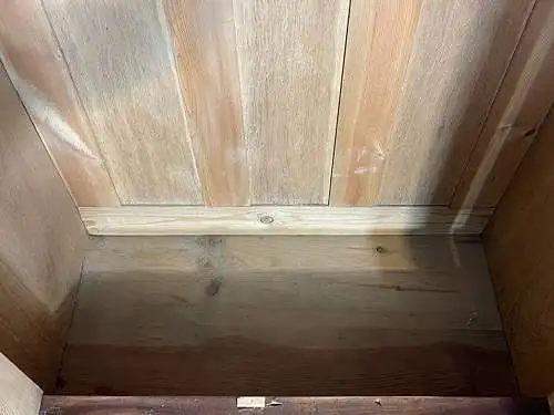 1880er Kleiderschrank ANTIK Gründerzeit Nußbaum Säulen Schrank von 1880