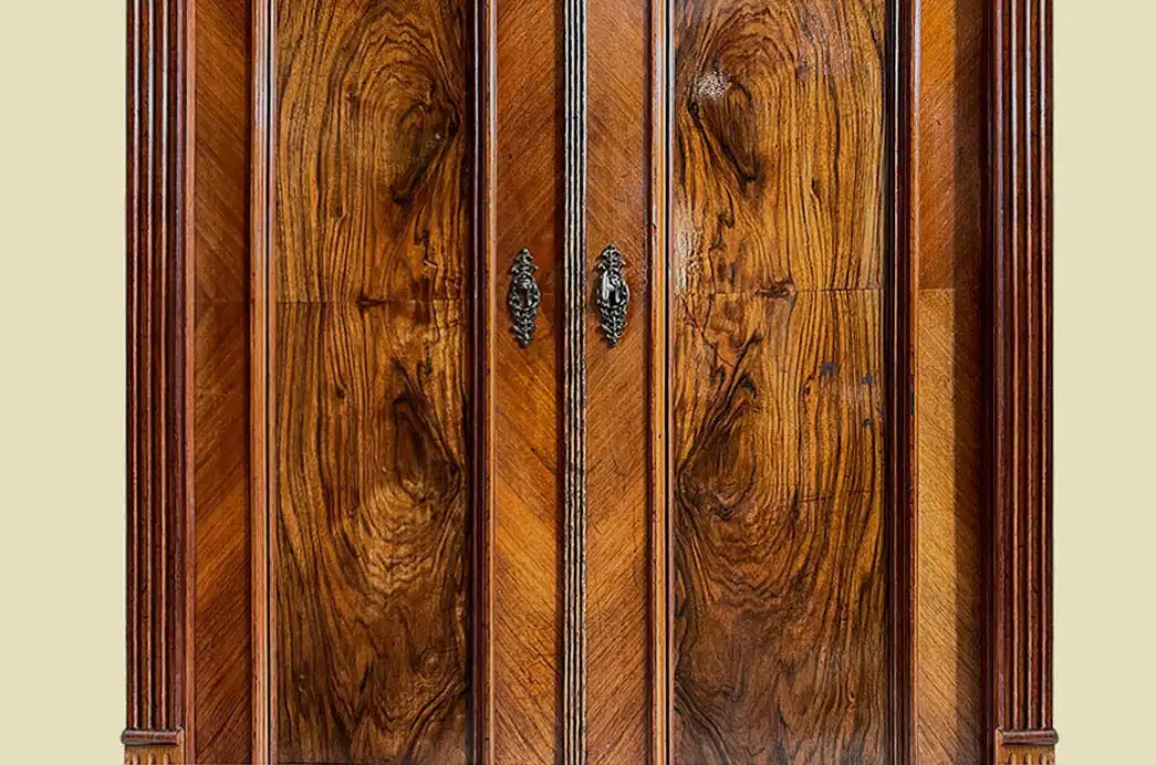 1880er Vertiko Gründerzeit ANTIK Nußbaum Kommode Schrank von 1880 14