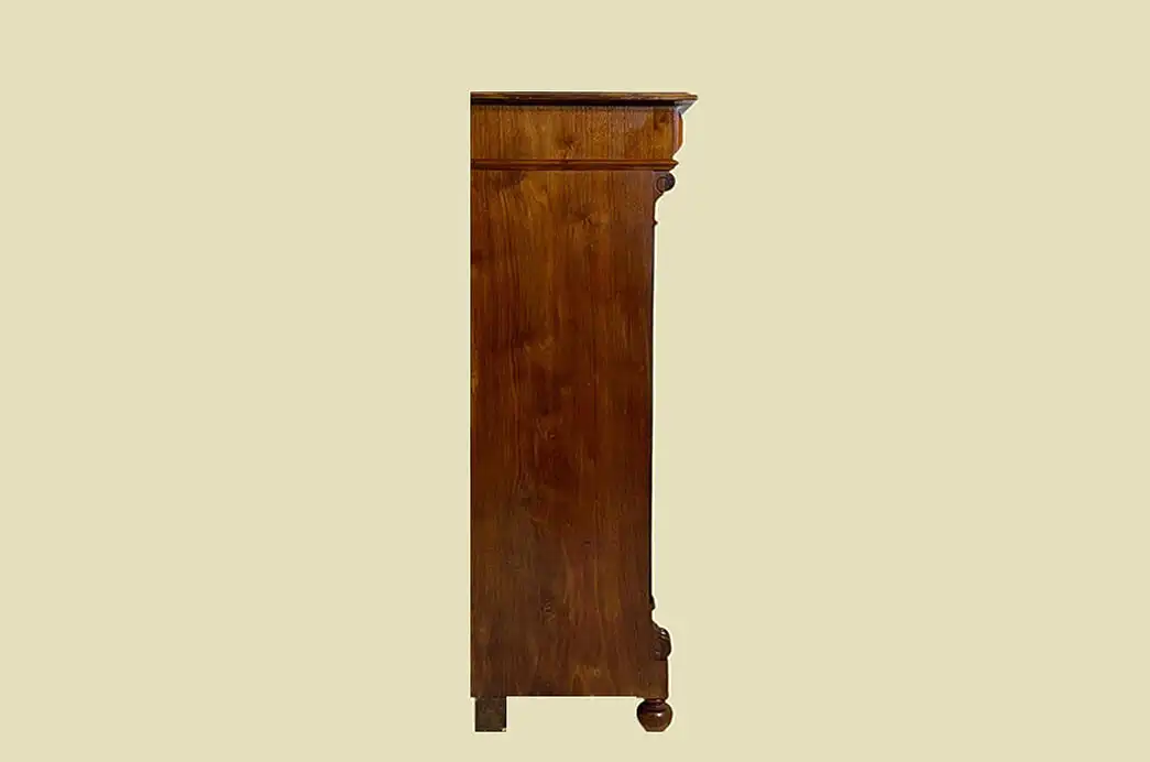 1880er Vertiko Gründerzeit ANTIK Nußbaum Kommode Schrank von 1880 17