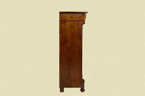 1880er Vertiko Gründerzeit ANTIK Nußbaum Kommode Schrank von 1880