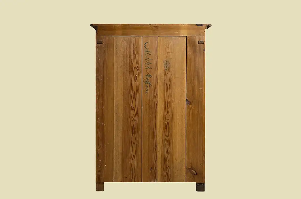 1880er Vertiko Gründerzeit ANTIK Nußbaum Kommode Schrank von 1880 18