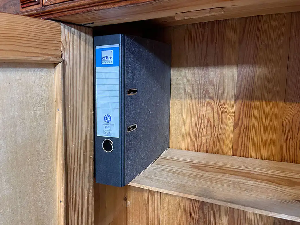 1880er Vertiko Gründerzeit ANTIK Nußbaum Kommode Schrank von 1880 5
