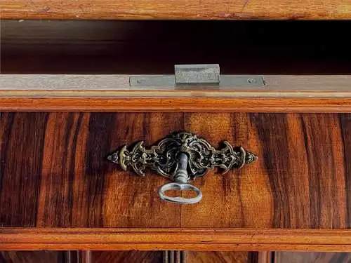 1880er Vertiko Gründerzeit ANTIK Nußbaum Kommode Schrank von 1880