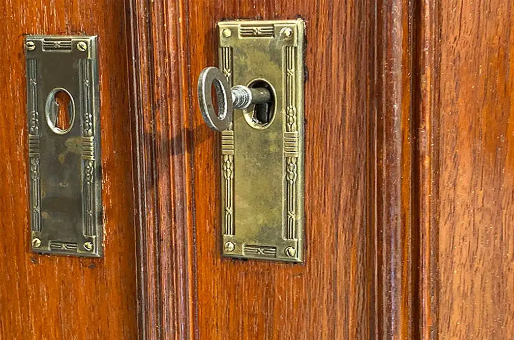 1920er Kleiderschrank ANTIK Jugendstil Mahagoni Lebensbaum Schrank von 1920 13