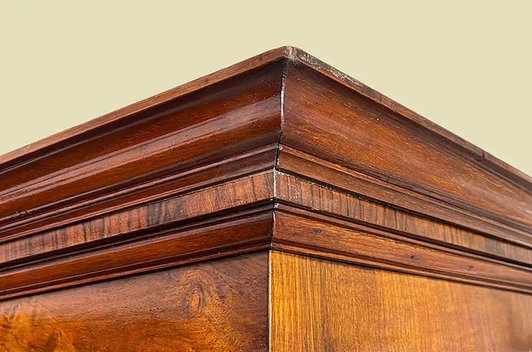 1880er Kleiderschrank ANTIK Gründerzeit Nußbaum Schrank von 1880 11