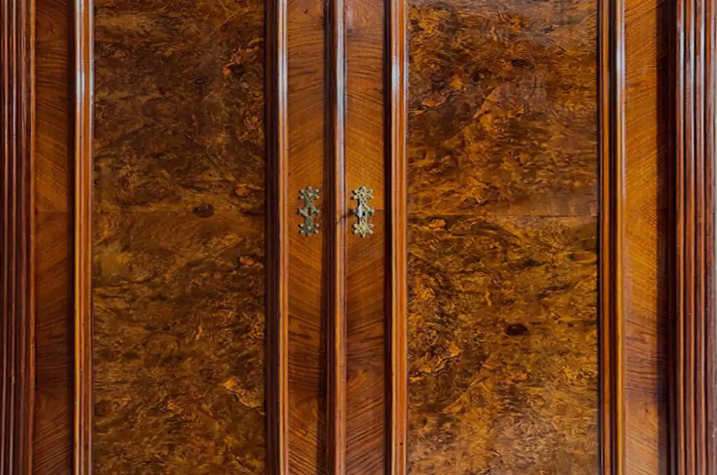1880er Kleiderschrank ANTIK Gründerzeit Nußbaum Schrank von 1880 12