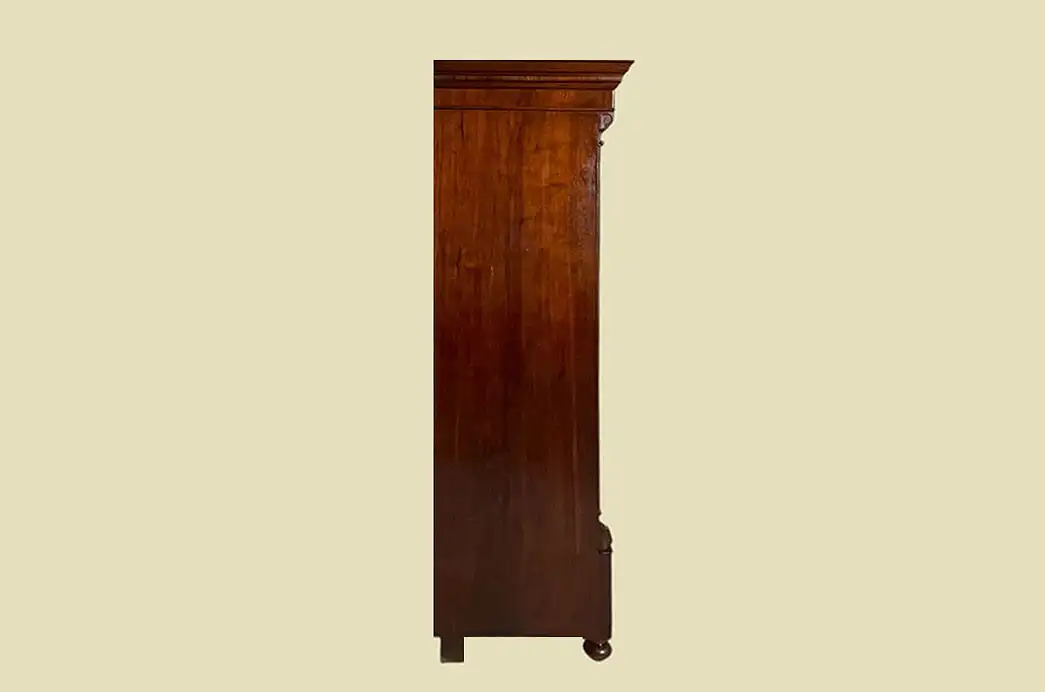 1880er Kleiderschrank ANTIK Gründerzeit Nußbaum Schrank von 1880 15