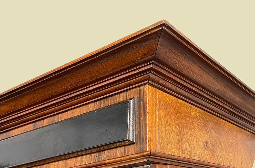 1880er Kleiderschrank ANTIK Gründerzeit Nußbaum Schrank von 1880 10
