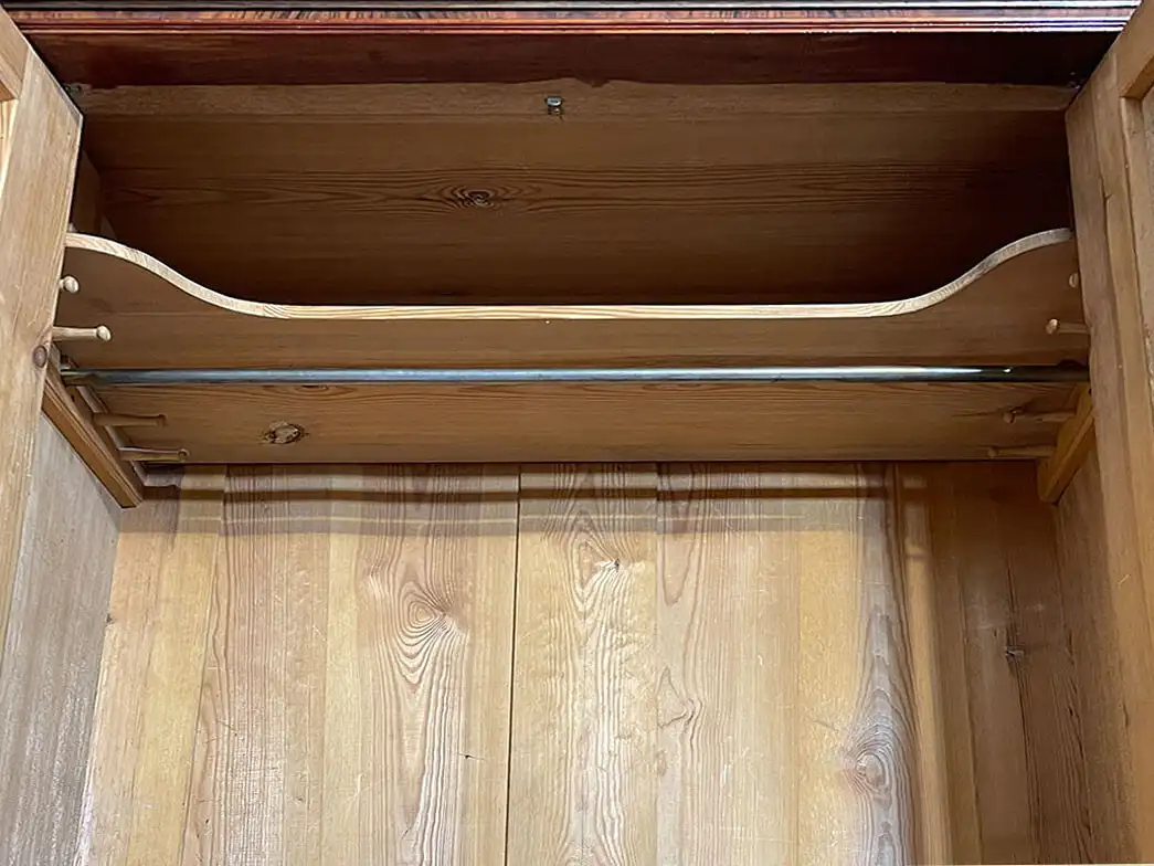 1880er Kleiderschrank ANTIK Gründerzeit Nußbaum Schrank von 1880 5