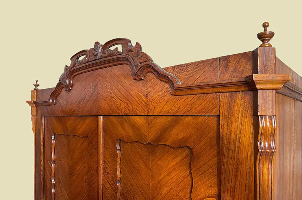 1820er ANTIK Biedermeier Esche Schubladen Wäsche Kleider Schrank von 1820 9