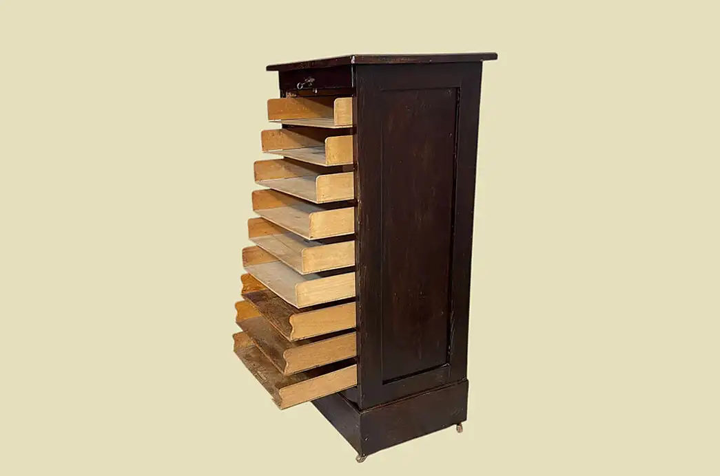 1920er Rolladenschrank ANTIK Jugendstil VINTAGE Klavier Notenschrank von 1920 10