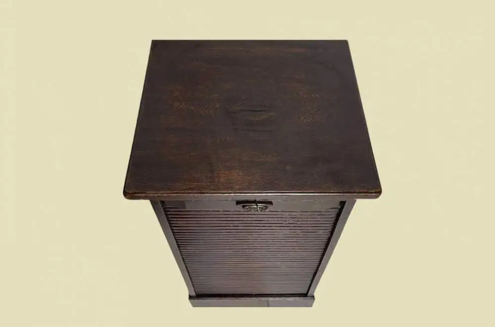 1920er Rolladenschrank ANTIK Jugendstil VINTAGE Klavier Notenschrank von 1920 4