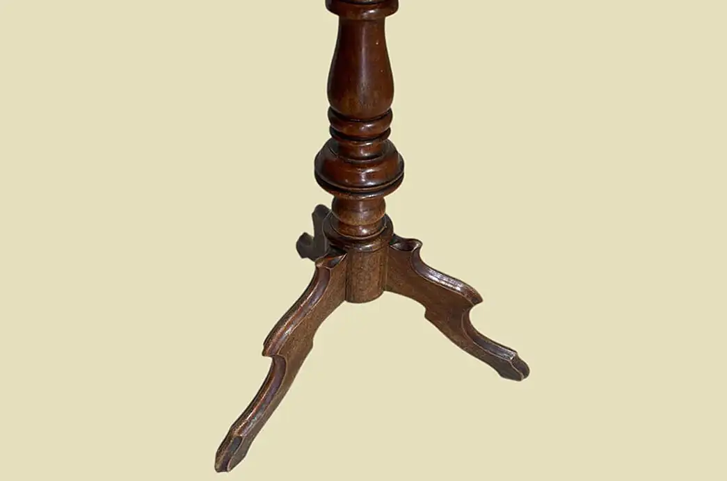 1880er Nähtisch ANTIK Gründerzeit Nußbaum Tisch Beistelltisch von 1880 11