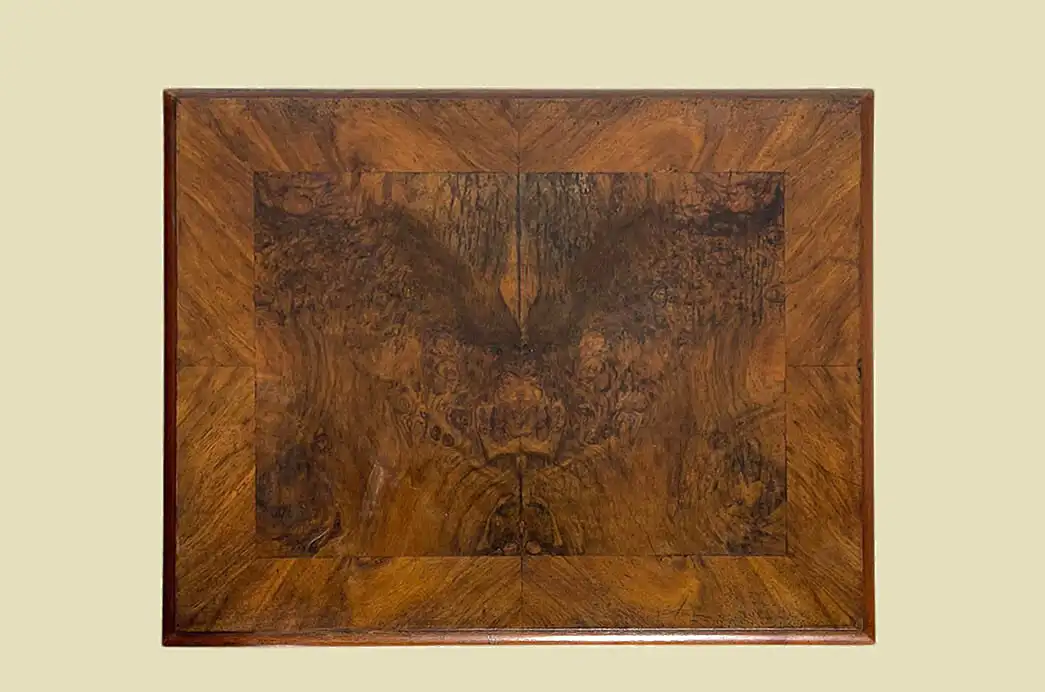 1880er Nähtisch ANTIK Gründerzeit Nußbaum Tisch Beistelltisch von 1880 9