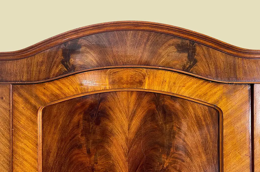 1840er Kleiderschrank ANTIK Louis Philippe Mahagoni Schuh Wäsche Schrank 12