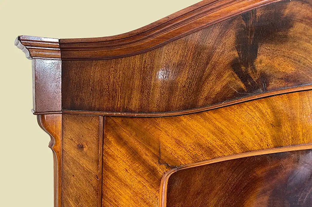 1840er Kleiderschrank ANTIK Louis Philippe Mahagoni Schuh Wäsche Schrank 8