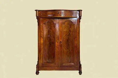 1840er Vertiko ANTIK Louis Philippe Mahagoni Schrank Kommode von 1840