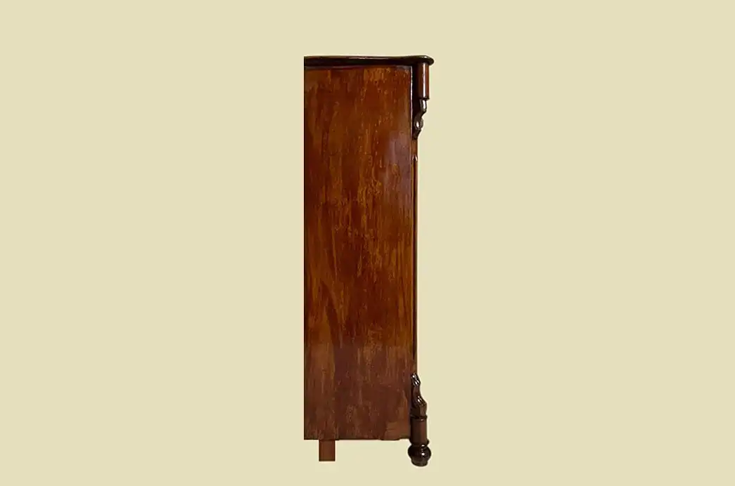1840er Vertiko ANTIK Louis Philippe Mahagoni Schrank Kommode von 1840 16