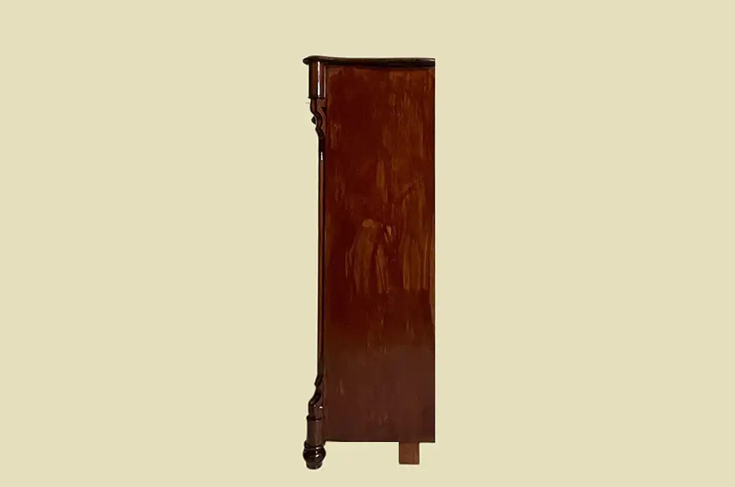 1840er Vertiko ANTIK Louis Philippe Mahagoni Schrank Kommode von 1840 18