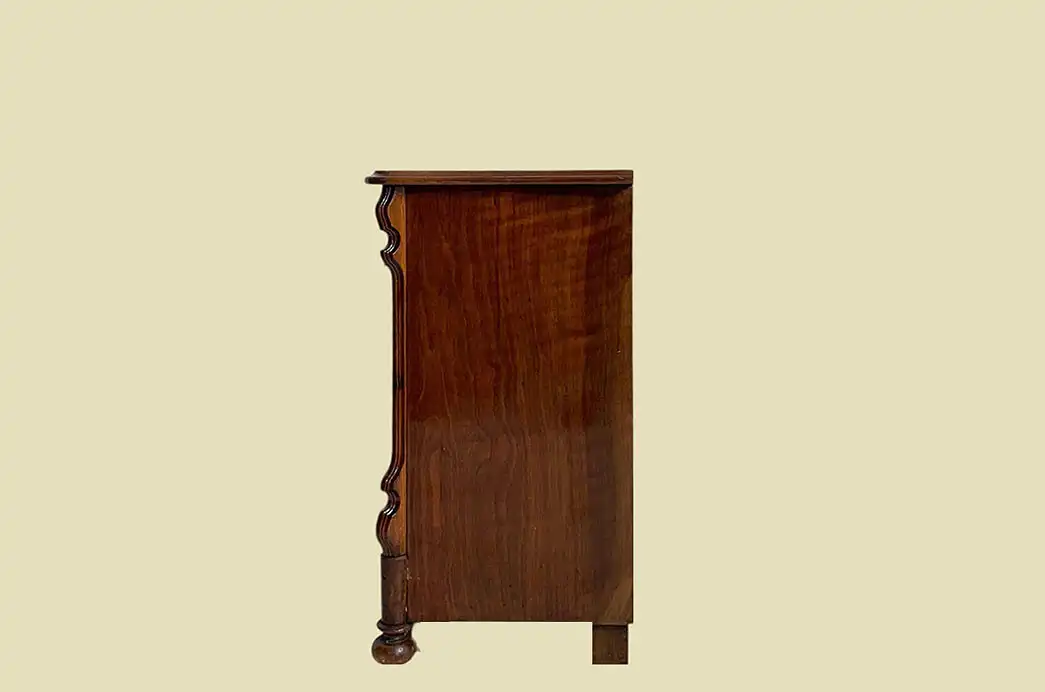 1840er Kommode ANTIK Louis Philippe Nußbaum Schrank Sideboard von 1840 19