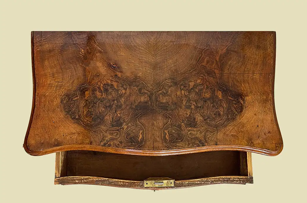 1840er Kommode ANTIK Louis Philippe Nußbaum Schrank Sideboard von 1840 7