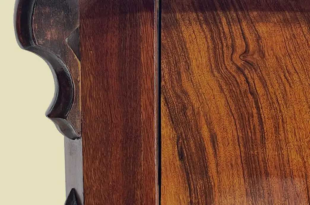 1840er Kommode ANTIK Louis Philippe Nußbaum Schrank Sideboard von 1840 10