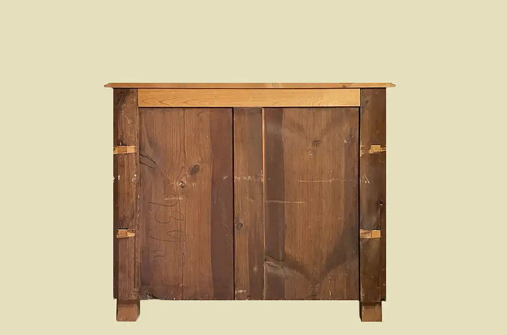 1840er Kommode ANTIK Louis Philippe Nußbaum Schrank Sideboard von 1840 15