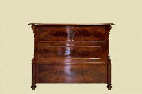 1840er Kommode ANTIK Louis Philippe Mahagoni Schrank Sideboard von 1840