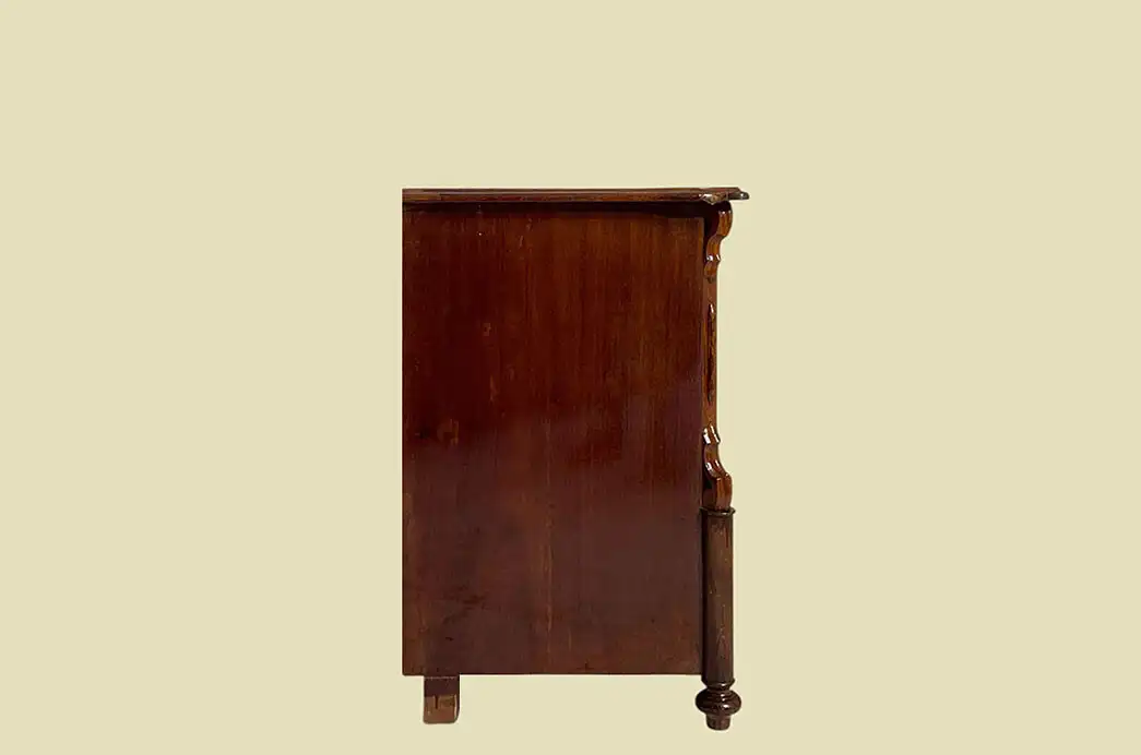 1840er Kommode ANTIK Louis Philippe Mahagoni Schrank Sideboard von 1840 15