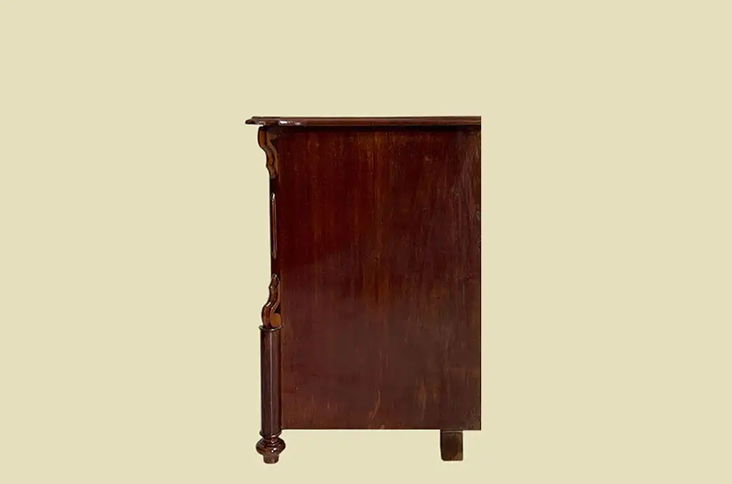 1840er Kommode ANTIK Louis Philippe Mahagoni Schrank Sideboard von 1840 17