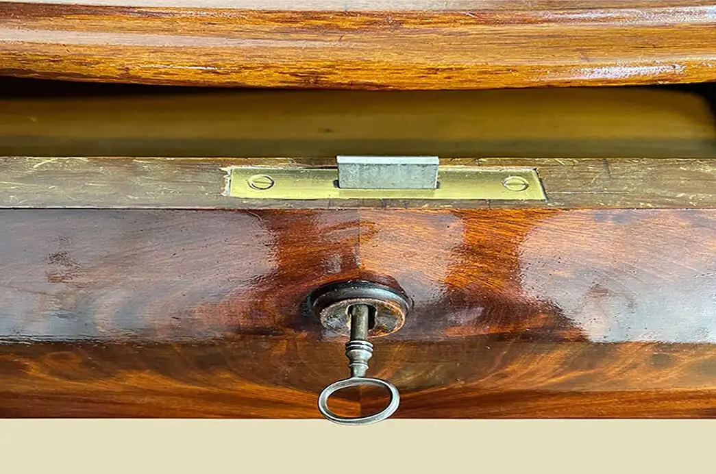 1840er Kommode ANTIK Louis Philippe Mahagoni Schrank Sideboard von 1840 6