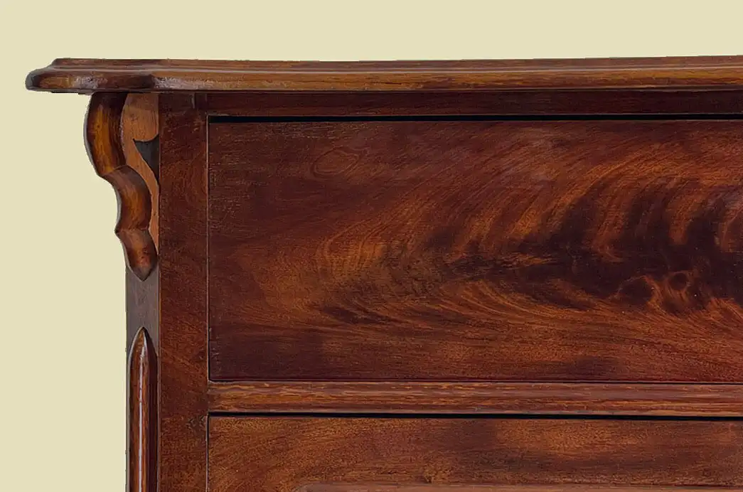 1840er Kommode ANTIK Louis Philippe Mahagoni Schrank Sideboard von 1840 9