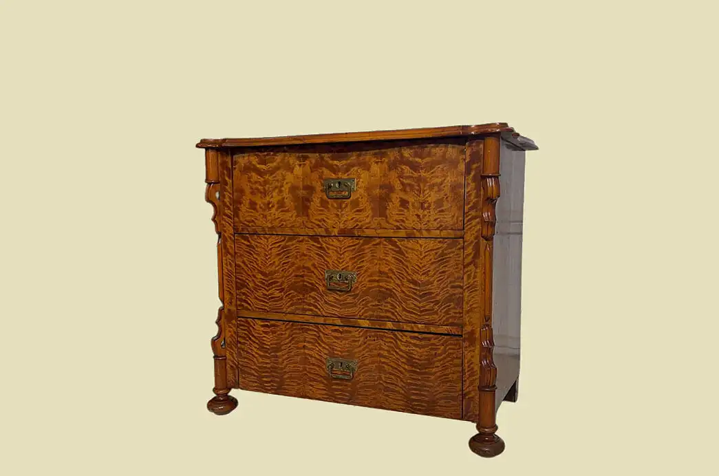 1840er Kommode ANTIK Louis Philippe Birke Schrank Sideboard von 1840 1